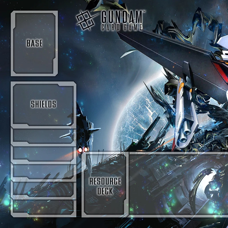 GUNDAM Card Game Playmat Anti-slip Board-Game Pad Large Table Mat For TCG Card Anime Mouse Pad Use Desk Mat Mouse Pad Accessory