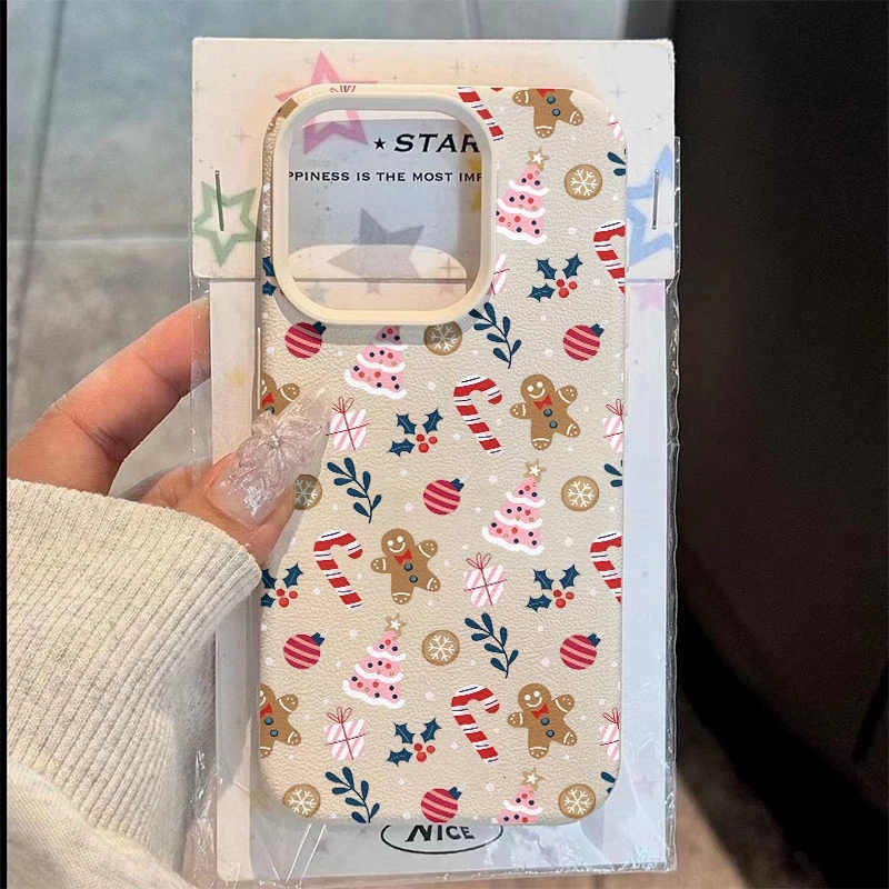 

Christmas Gingerbread Phone Case For Samsung Galaxy S25 Ultra S24 Plus S23 FE S22 S21 A56 A36 A25 A24 A54 A53 A55 A52 A35 Cover