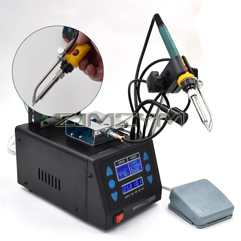 100W Foot-operated Soldering Machine, 600℃ Automatic Soldering Iron With Constant Temperature Soldering Station