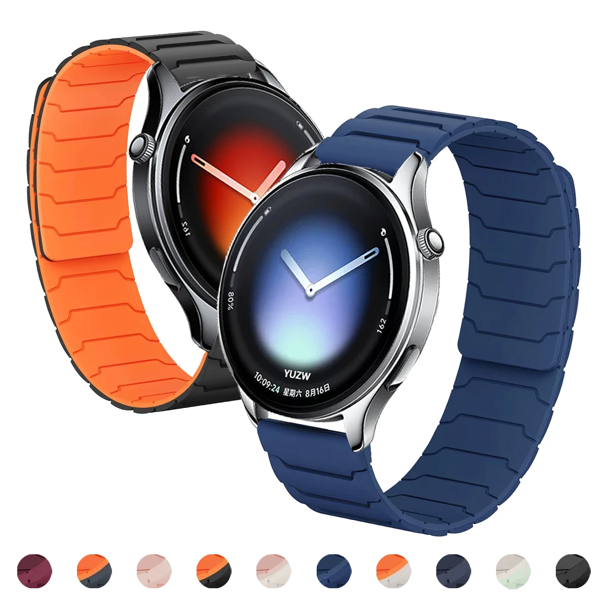 Für Xiaomi Watch 5 Magnetarmband für Xiaomi Watch 2pro S4 Sport S3 S2 S1 Active/Mi Color 2 Silikonarmband 22mm Zubehör