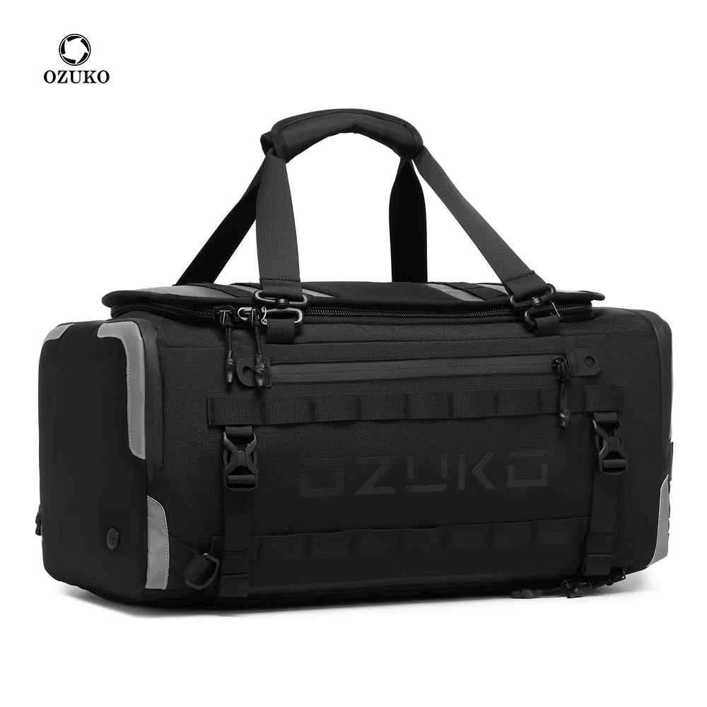 Large Capacity Travel Tote Bag, Short-Trip Business Backpack for Men with Dry and Wet Separation