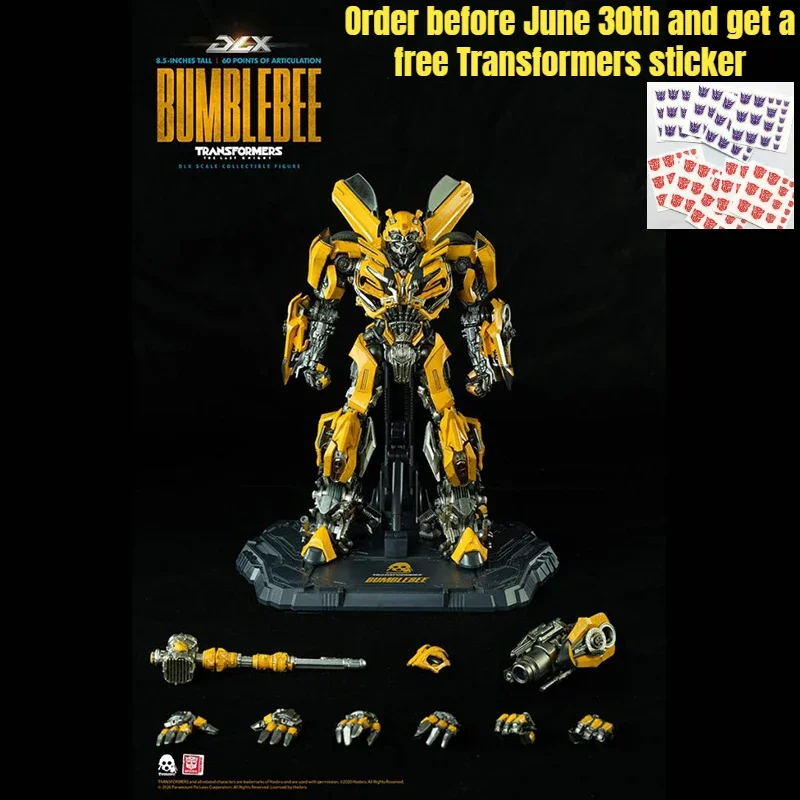 

In Stock Threezero DLX Transformation Masterpiece:The Last Knight Bee Autobot Deluxe Class Action Figure Toy Collection Gift