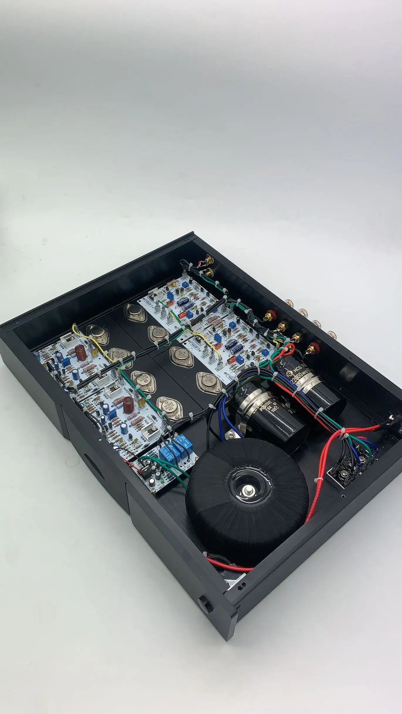 Новая готовая база стереоусилителя мощности SY-N250 на усилителе мощности NAIM NAP250