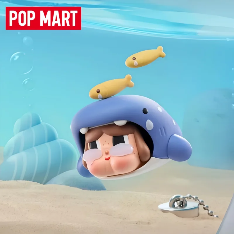 

New POP MART CRYBABY Cry Me an Ocean Series Blind Box Collectible Figurine Cute Ocean Theme Desktop Ornament Mystery Box Gifts