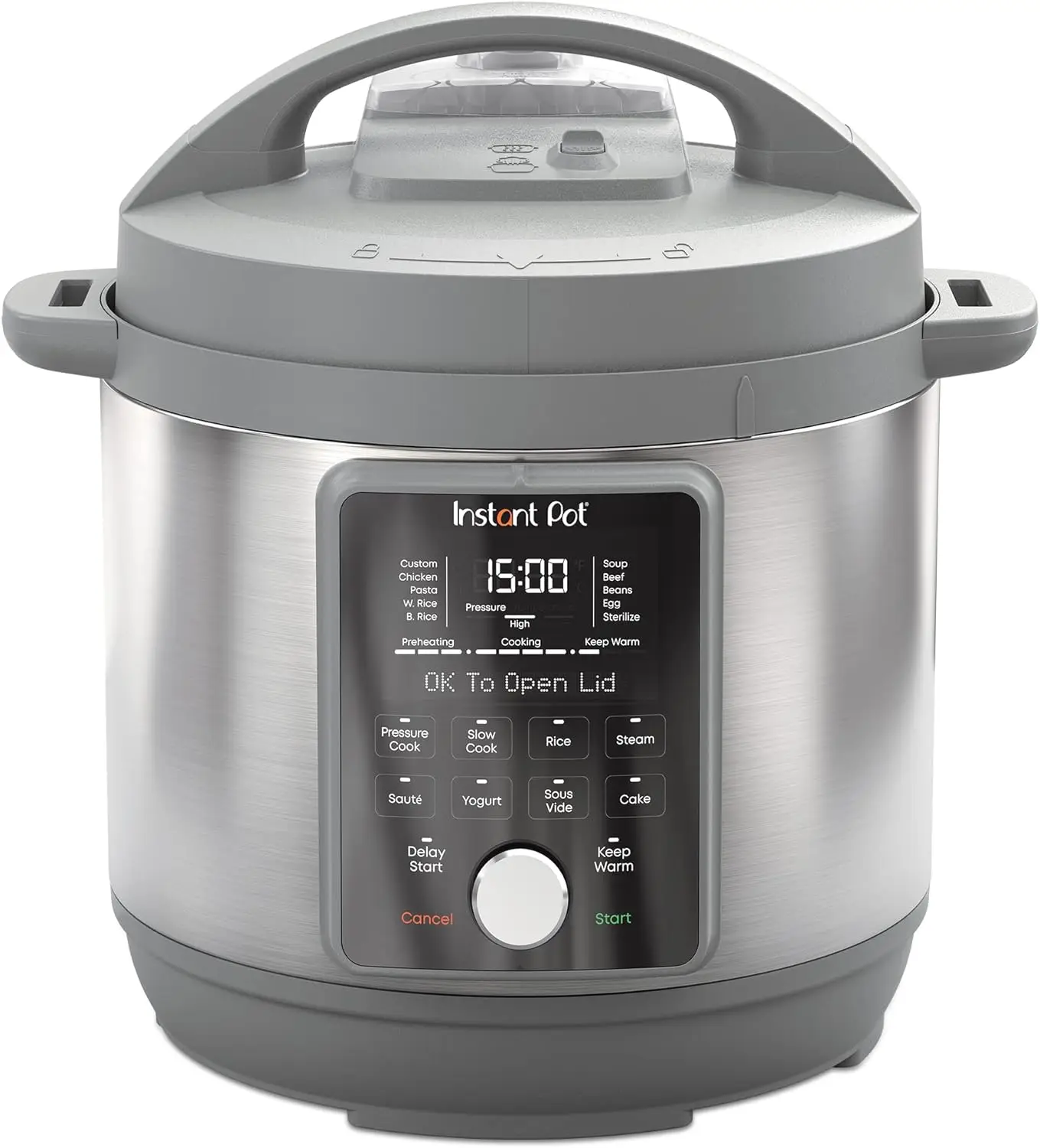 Instant Pot Duo Plus, 8-Quart Whisper Quiet 9-in-1 Electric Pressure Cooker, Slow Rice Cooker, Steamer, Sauté