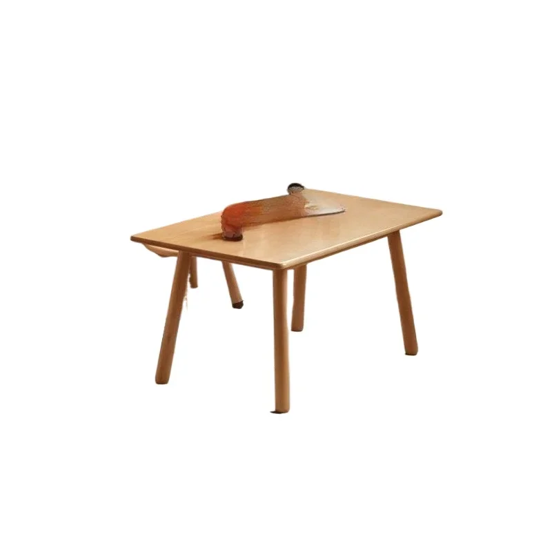 Solid wood study table living room coffee table simple beech handmade table