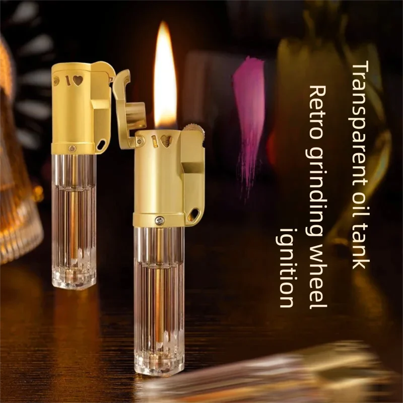 Factory Direct Wholesale Vintage Lighter - Compact Portable Flint Wheel EDC for On-the-Go