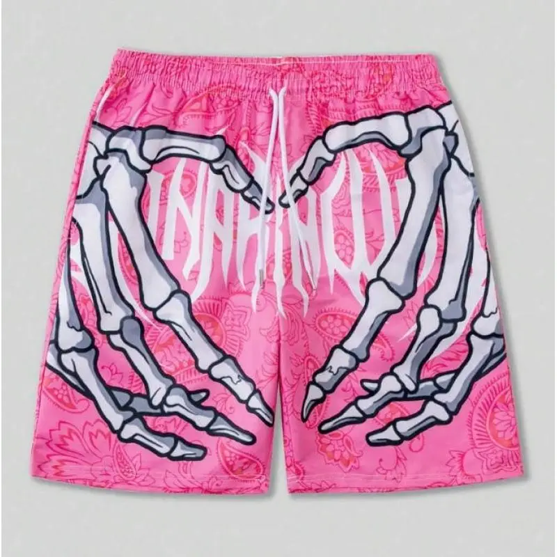 

Summer Casual Sports Shorts For Men Cartoon 3D Printed Beach Loose Pants
