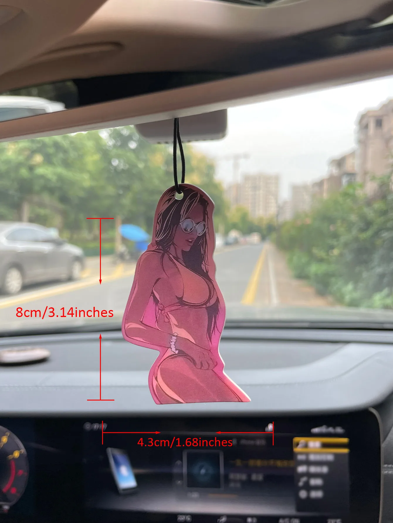 Bikini/Arctic Ice Fresh Scent Five-Star Neutral Car Perfume and Non-Toxic Air Freshener |   Natural Essential Oils and Aromatherapy Scent Tablets (Noroili/Grapefruit/Cedar) |   Hanging Type and Dual-Purpose as a Vent Clip |   Long-Lasting Fragrance for 60-90 Days |   Deodorize and Purify the Air |   Suitable for Use in Cars, Homes, Wardrobes, and Bathrooms. |   Same Fragrance as the One Sold in the Store