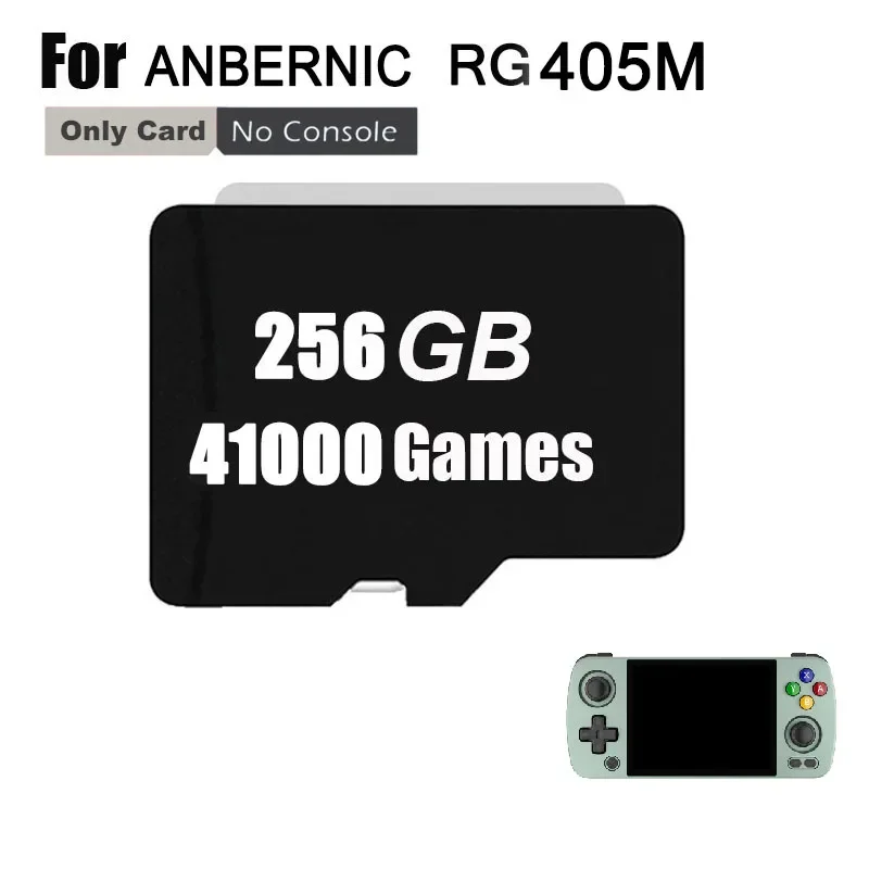 بطاقة ماموري Anbernic-RG405M ، ألعاب PSP PS2 ألعاب مسبقة التحميل ، لوحات ألعاب يدوية ريترو ، FBA كلاسيكي ، GBA ، GBC ، حقيبة MAME ، بطاقة Sd TF