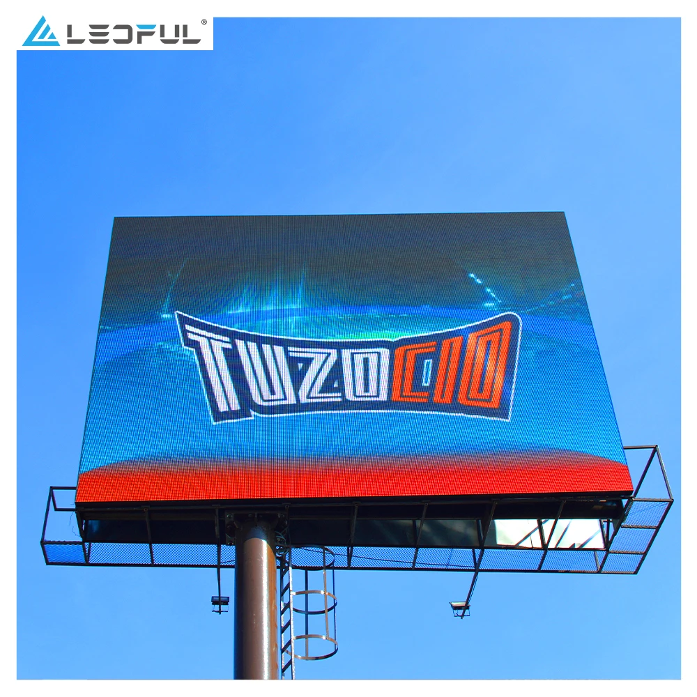 Pantallas Publicitarias HD SMD شاشة LED للإعلان الخارجي P8 P10 RGB LED لوحة حائط الفيديو