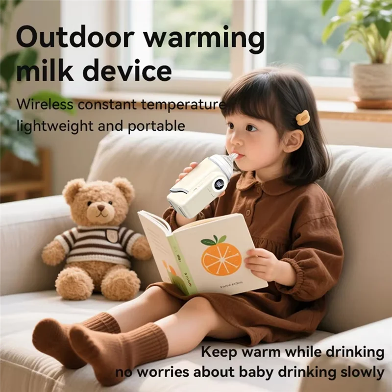 AAAN-USB Portable Milk Warmer For Baby Bottle Insulation Cover Hot Milk And Milk Heating Cover