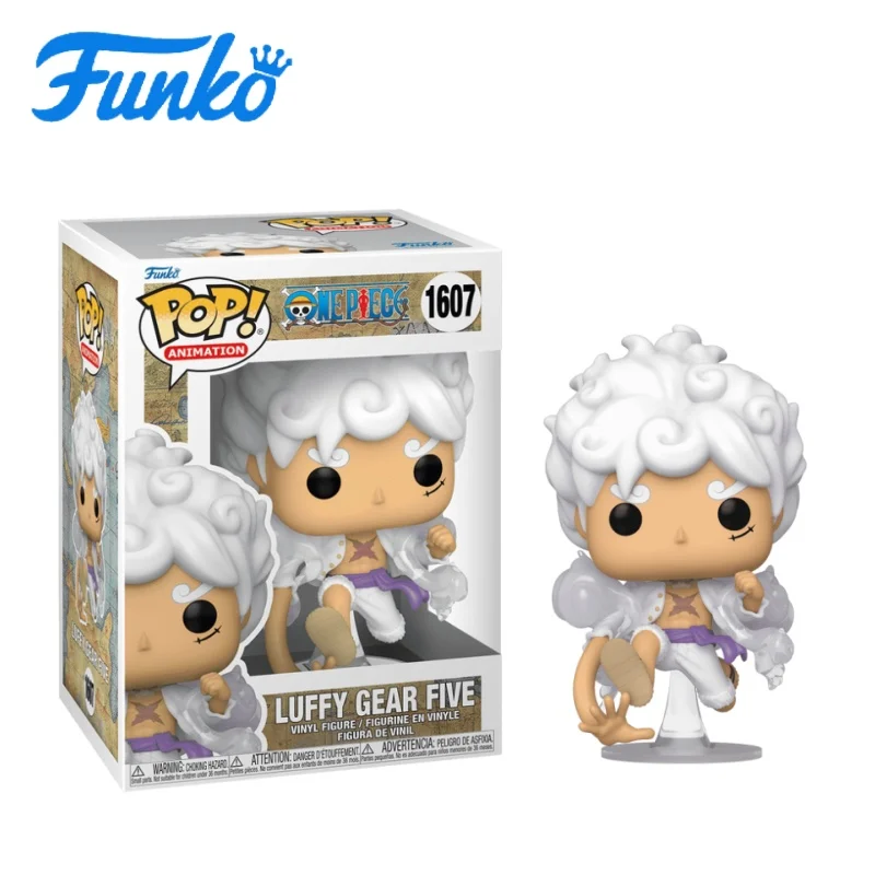 

Funko Pop Animation: One Piece - Луффи (Gear Five / с аксессуарами) - Новогодний подарок - Отличный подарок для друзей и семьи на Рождество, Новый год и дни рождения, декоративный элемент в стиле поп-культуры, подарок на день рождения, коллекционный предм