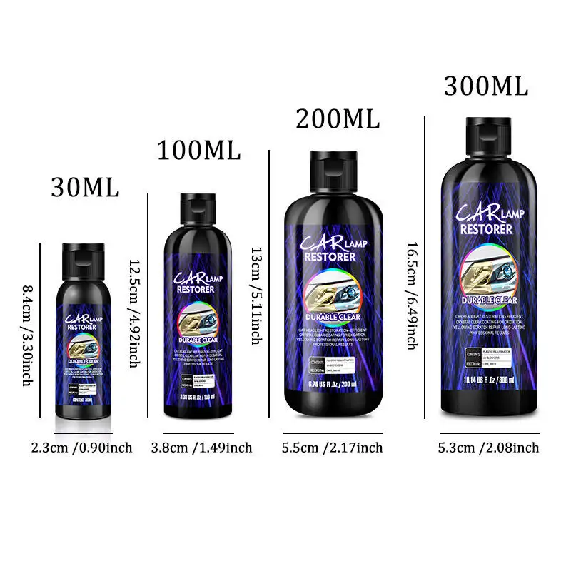 Cars Headlight Restoration Polishing Kits Headlamp  Cleaning Car Paste Paint Refurbish Agent Repair Kits Car Light Polisher