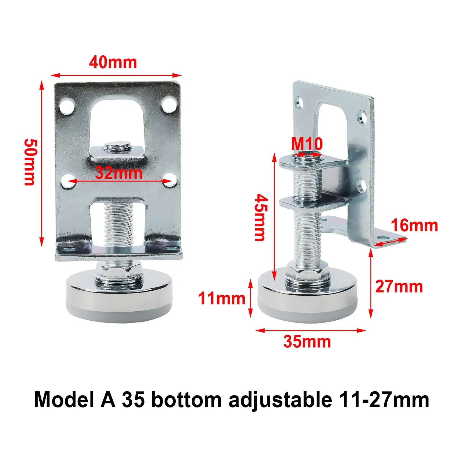 

1 Piece Furniture Leveling Feets Adjustable Heavy Duty Legs Leveler For Cabinet Table Workbench Home Hardware/