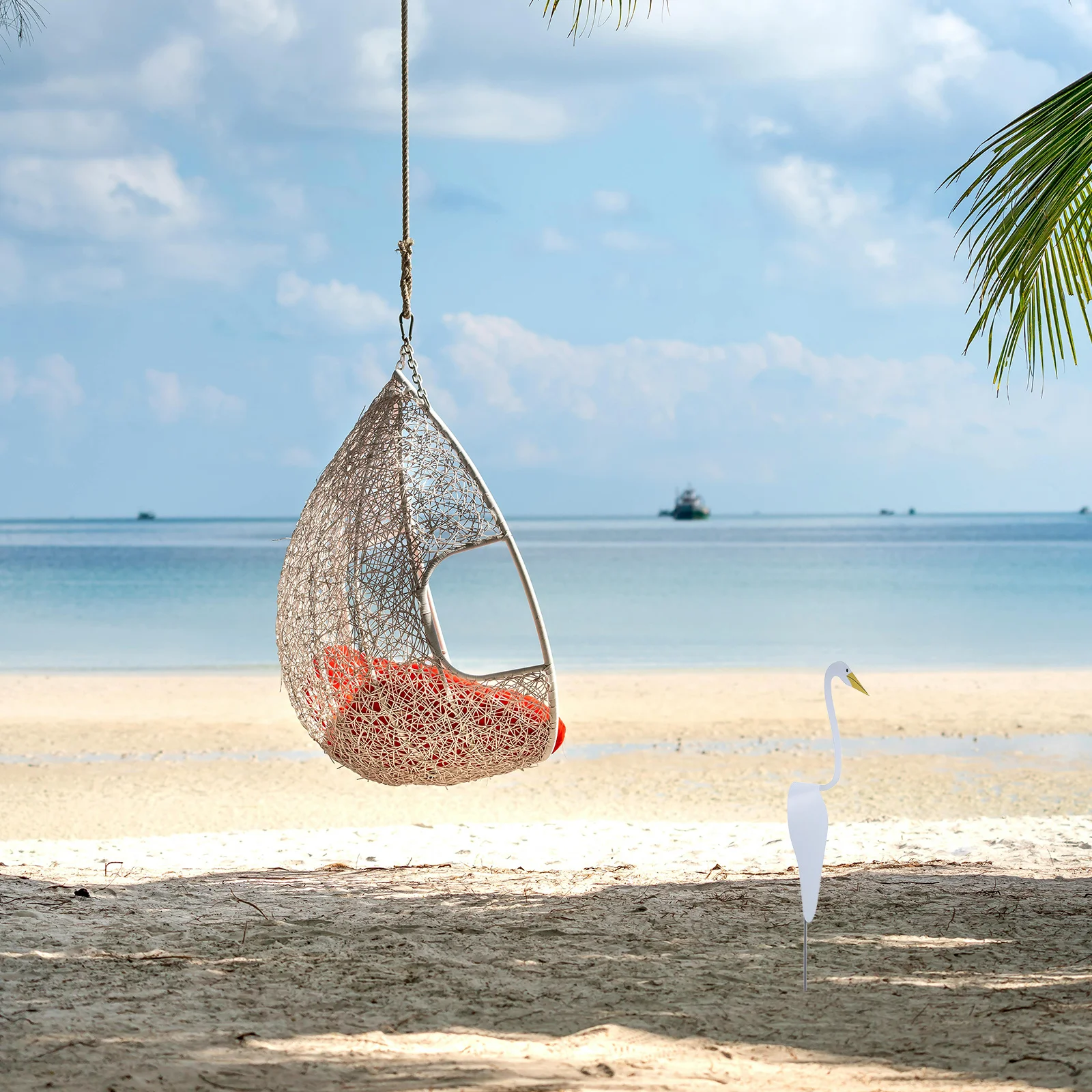 금속 플라밍고 정원 장식 야외 장식 플라밍고 잔디 장식품 내후성 동물 장식