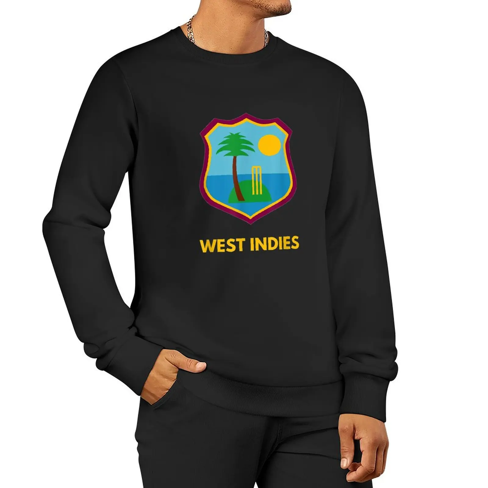 West Indies Cricket Fan Supporter Pullover Hoodie men's autumn clothes oversize sweatshirt