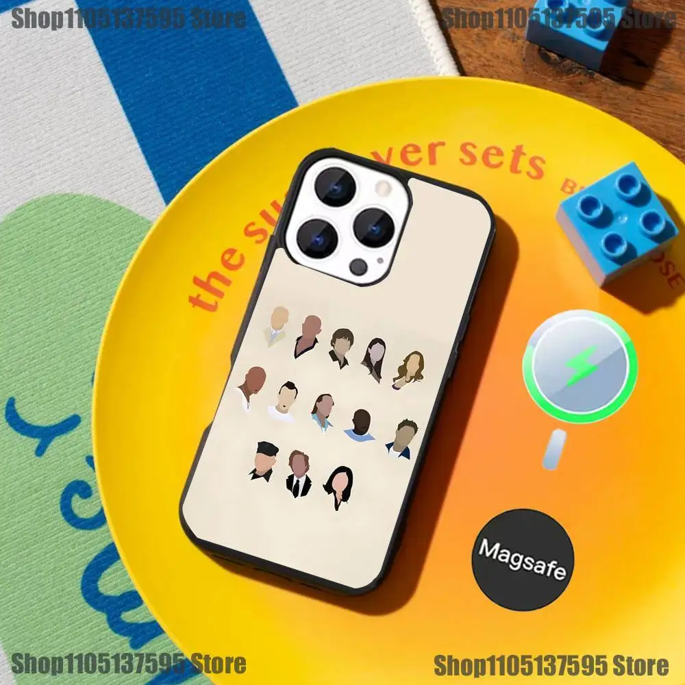 마이클 P-프리즌 B-브레이크 아이폰 17,16,15,14,13,12,11,프로,맥스,플러스,미니,SE4,E용 케이스, 마그네틱 맥세이프 무선 충전 지원