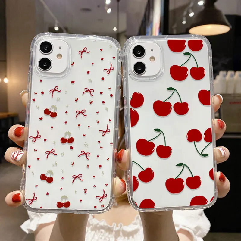 Cherry Phone Case For Samsung A56 5G Galaxy A55 A54 A36 A16 