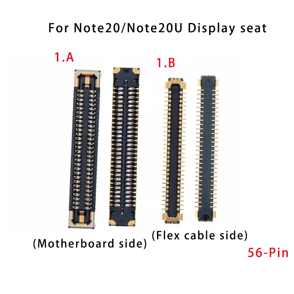 5-10PCS For Samsung Note20/Note20U Display socket / tail socket Maintenance and replacement