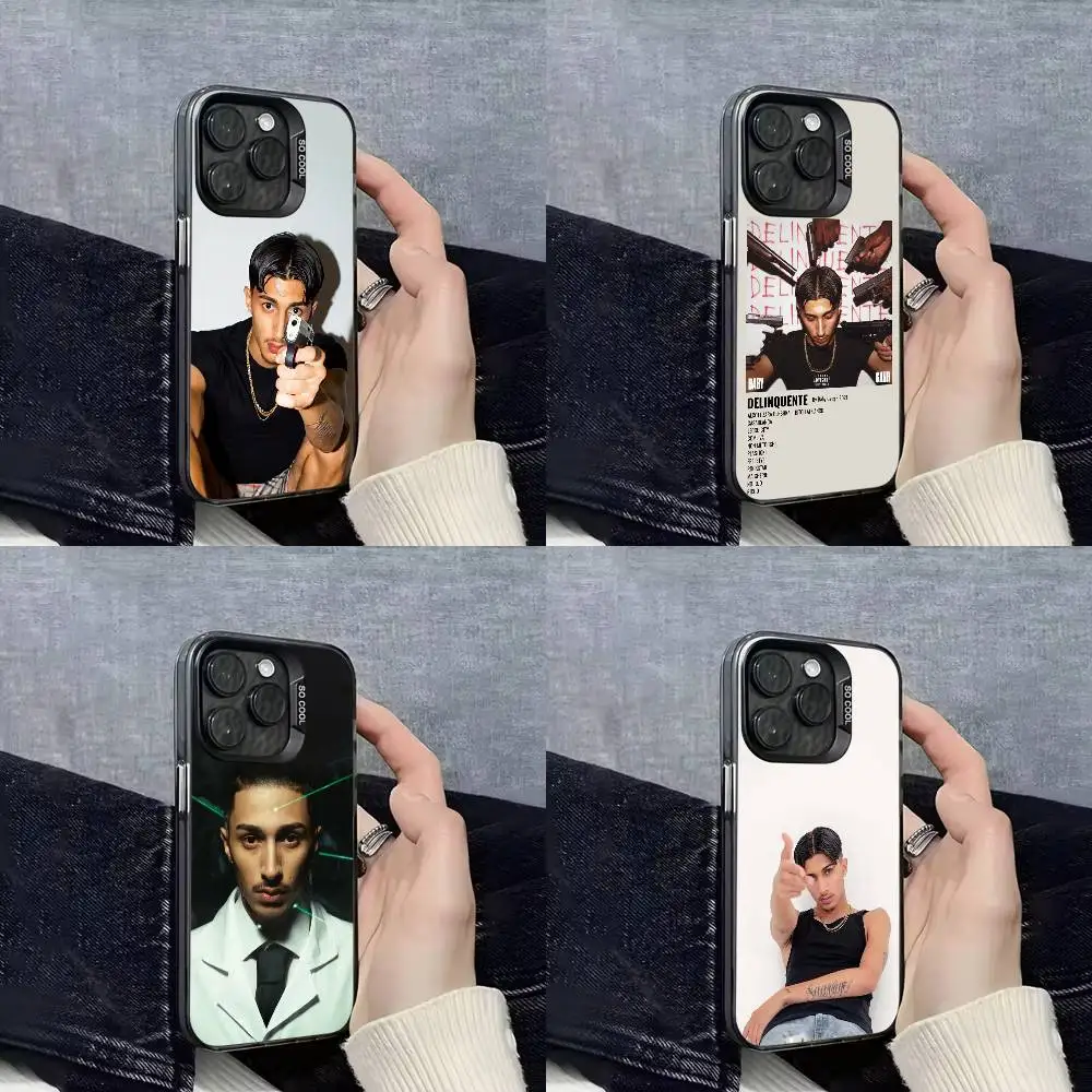 

B-Baby Gang DELINQUENTE Phone Case For iPhone 17,16,15,14,13,12,11,Pro,Max,Plus,E,Air,Mini Black IMD Cover