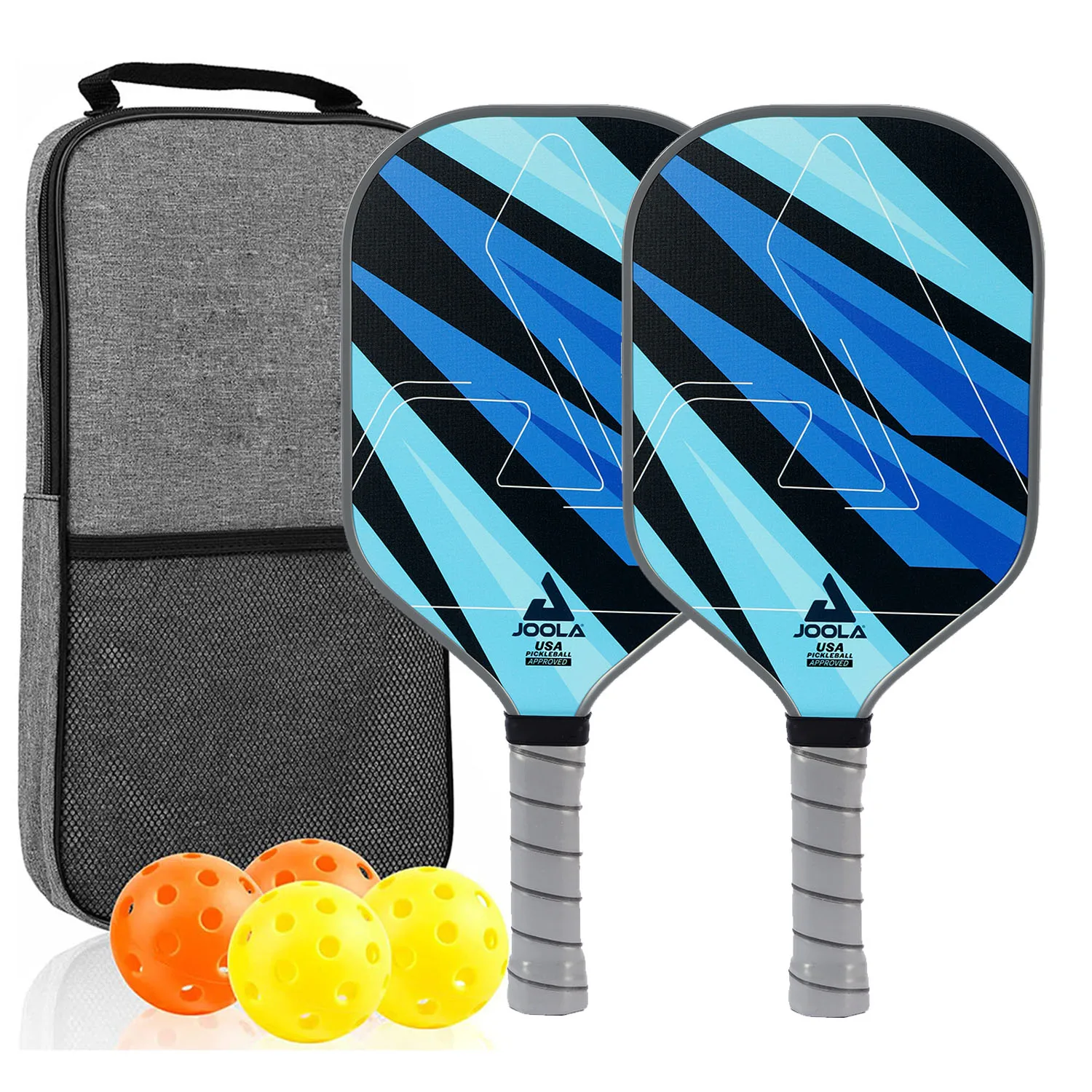 JOOLA Pro Player Pickleball Paddle Set of 2 USAPA Approved Honeycomb Core Technology T700 Carbon Fiber Power Spin