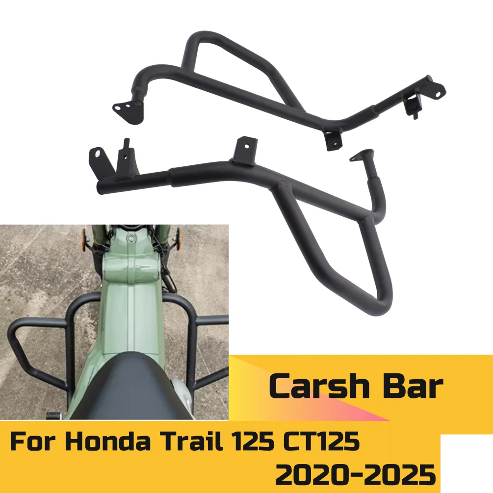 

Trail125 CT125 Engine Guard Highway Crash Bar For Honda CT Huntercub 125 2020-2025 Bumper Falling Frame Protection Accessories