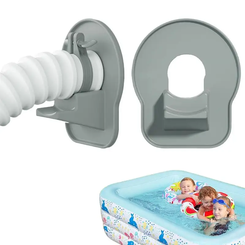 

Держатель шланга для труб бассейна, 2 держателя для труб для бассейна, поддержка шланга, верхняя часть запасных частей для спа, кронштейн, предотвращение