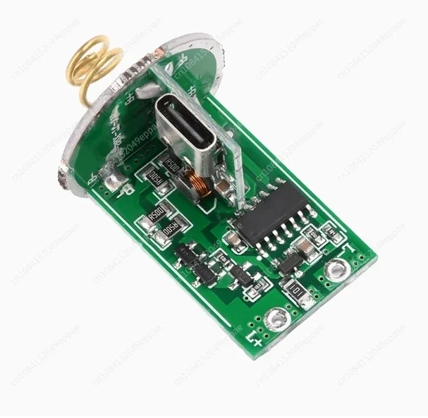 Dual lithium driver board, two 18650 or 26650 battery circuit boards, strong light flashlight accessories, middle switch