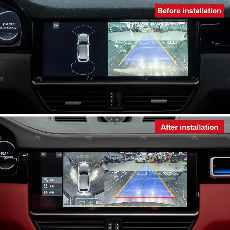 2018-2023 Bird's-Eye View 360 Degree Panoramic  System for Cayenne 9Y0 New Upgrade Reverse Image 9YA with 1 Year Warranty