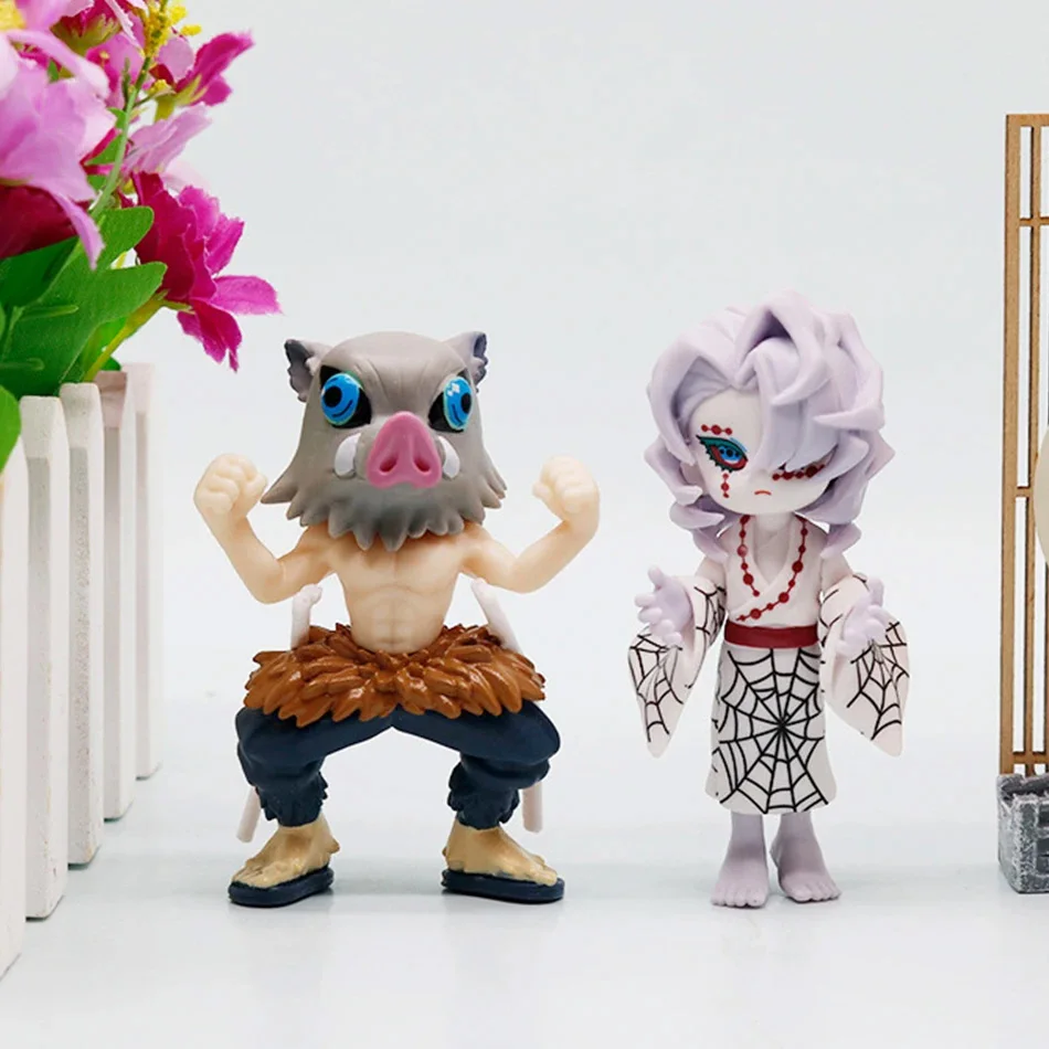 Demon Slayer Tanjiro Kamado Nezuko figura de dibujos animados de Anime caja ciega estatua personalizada creativa modelo ornamento caja de regalos sorpresa