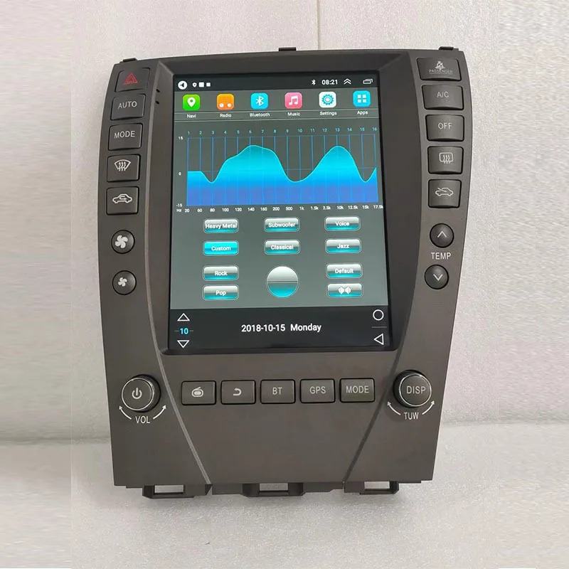 Android CarMultimedi Suitable for lexusES350ES240 9.7Inch vertical screen android smart large screen car navigation integrated