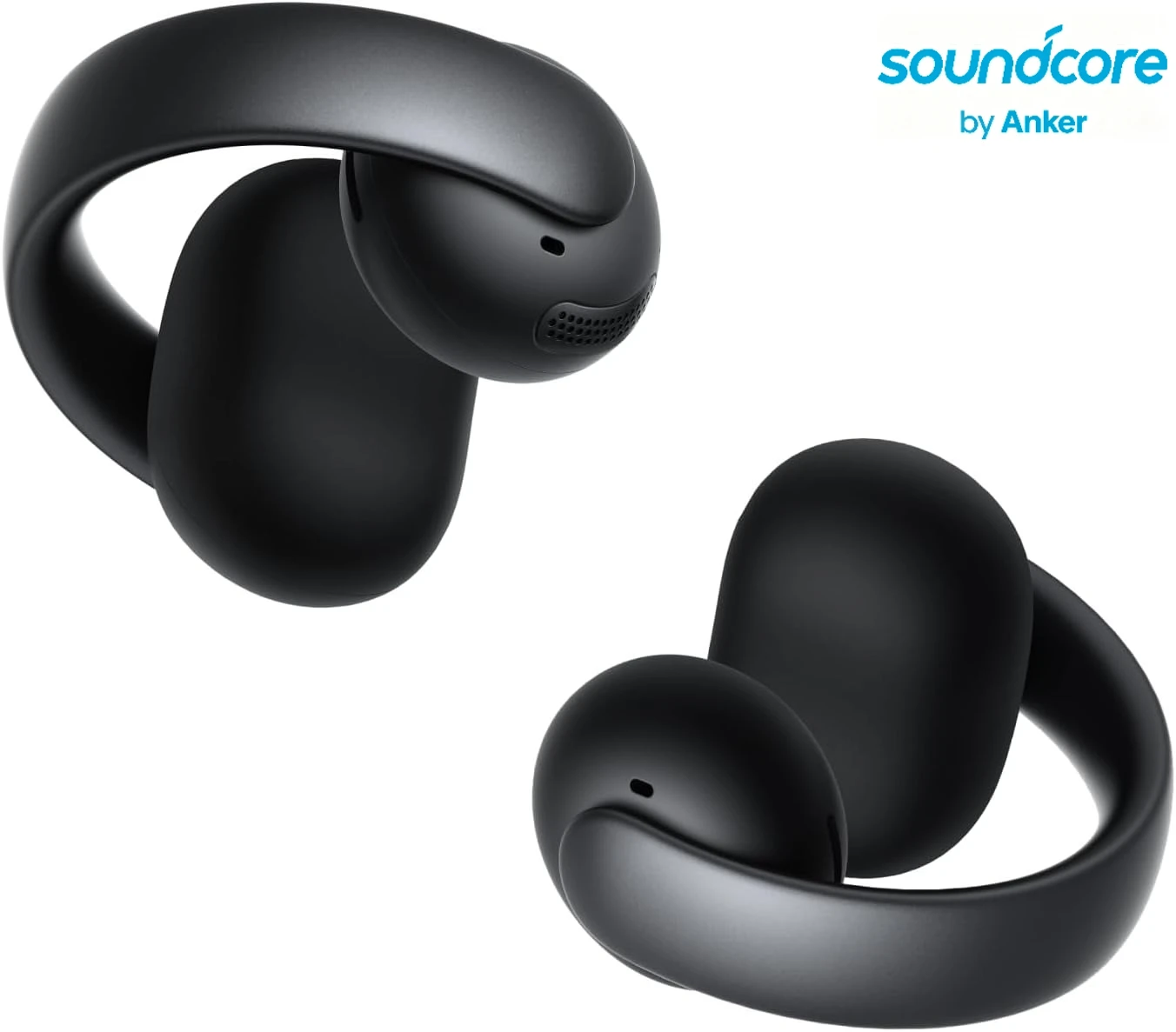 Soundcore by Anker AeroClip Open Ear Earbuds Clip-On Design Soft Adaptive Comfort Wireless Bluetooth Sports Earphones