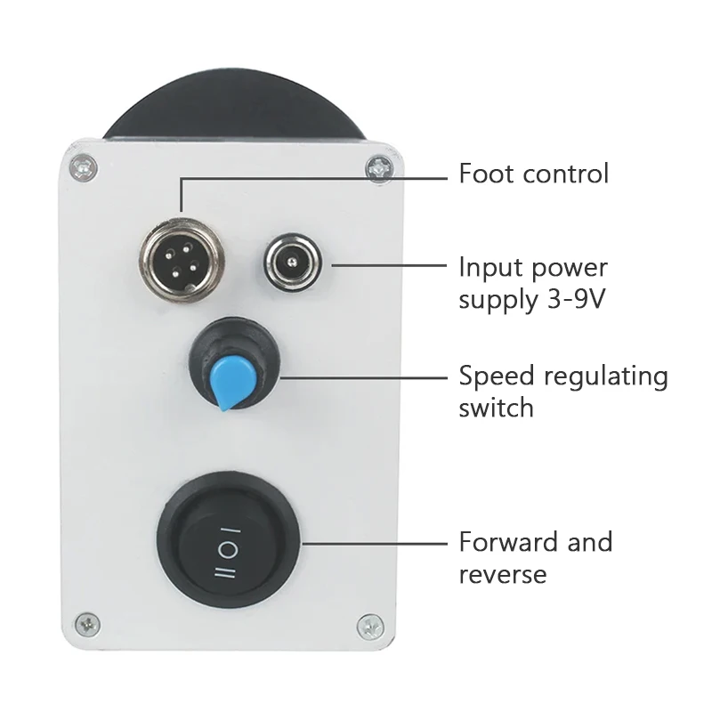 Imagem -05 - Isca Vara de Pesca Epóxi Rotating Colagem Máquina de Enrolamento 0200rpm 060rpm Electric-drive Machine 100v-220v Profissional