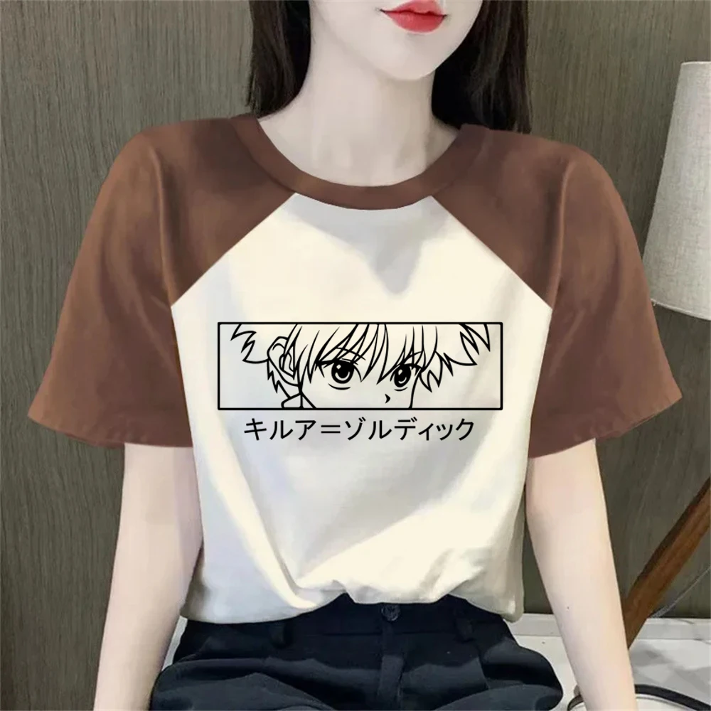 Hunter x Hunter t-shirt female meme gothic cute Retro funny t-shirt streetwear clearance sales meme gothic manga
