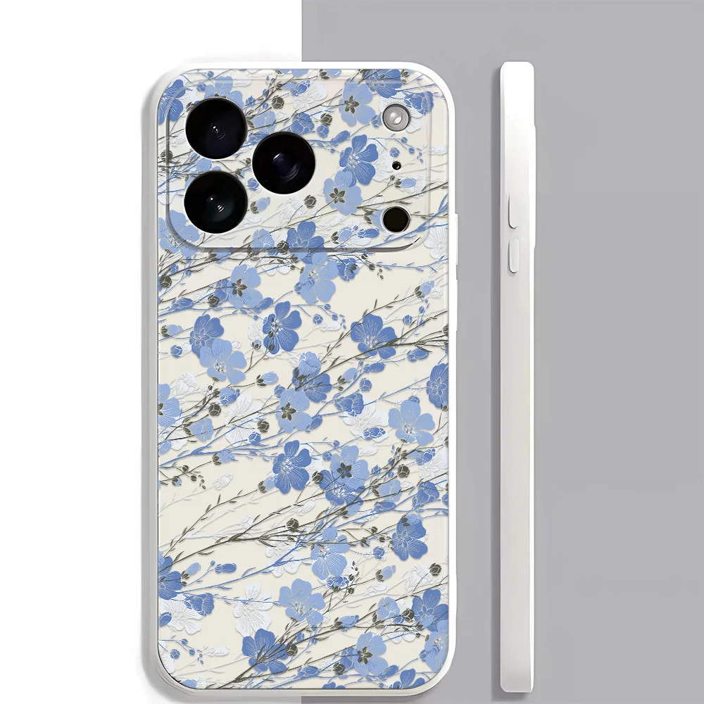 

Модный чехол для телефона с цветочным узором для iPhone 17 Pro Max/17 Pro/17/16/16 Pro/15/14/13/12/11/Pro/Plus – Эстетичный подарок для друзей