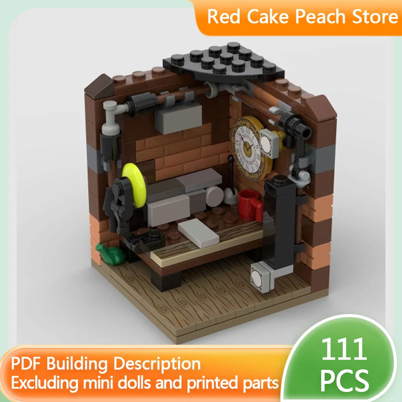 

Модель «Городская улица» MOC: Строительные блоки — рабочая комната в доме, модульная технология, детский праздничный подарок, конструктор для сборки