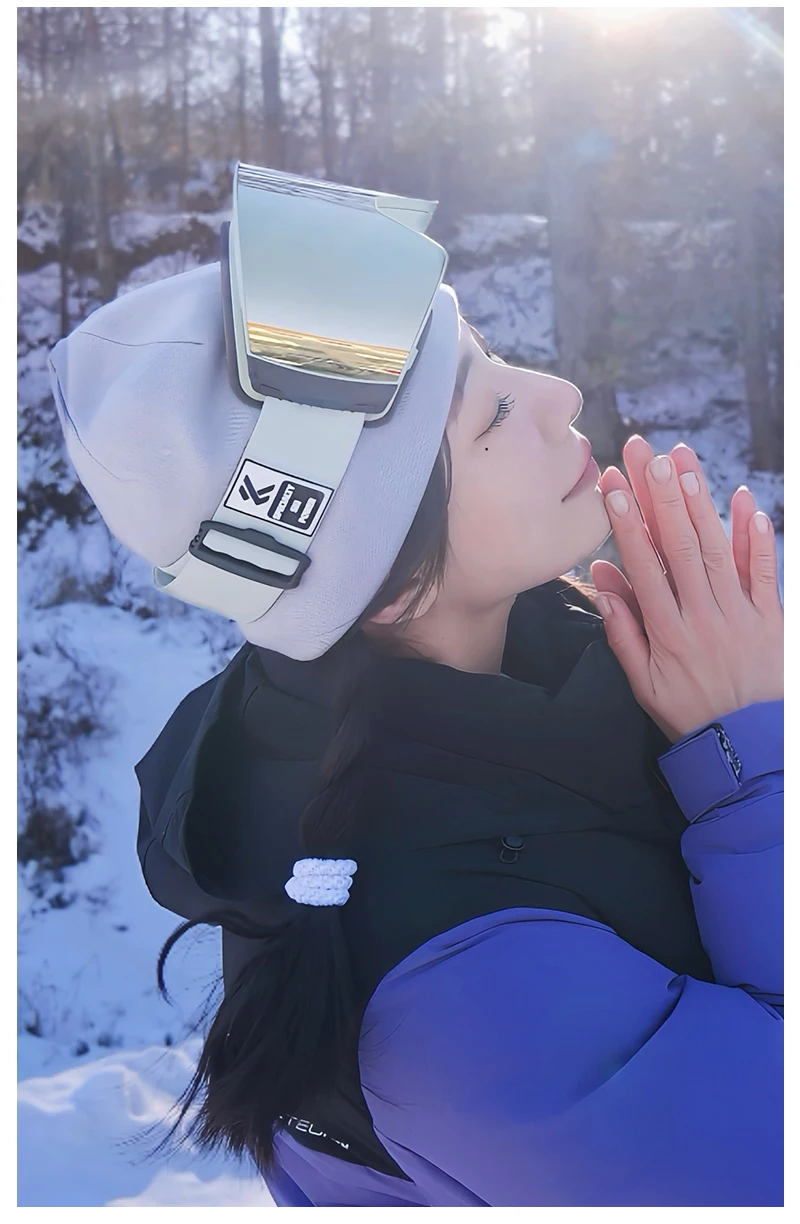 KAPVOE Antibeschlag-Skibrille, Skaten, Snowboard-Zubehör, Schneemobil, UV400, photochrome Outdoor-Wintersport, Fahrradbrille – Detail 22