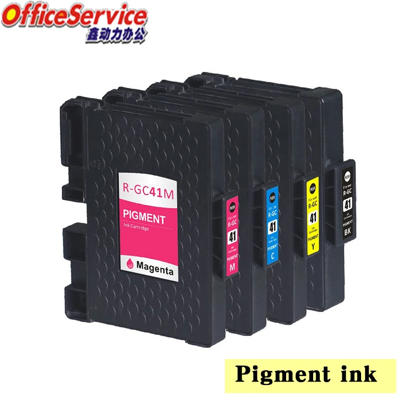 GC41 Ink Cartridges Compatible For Ricoh IAficio SG 3110DNw 3110SFNw 3100SNw 2100N SG 3110DN SG 7100DN printer ,Full Pigment ink