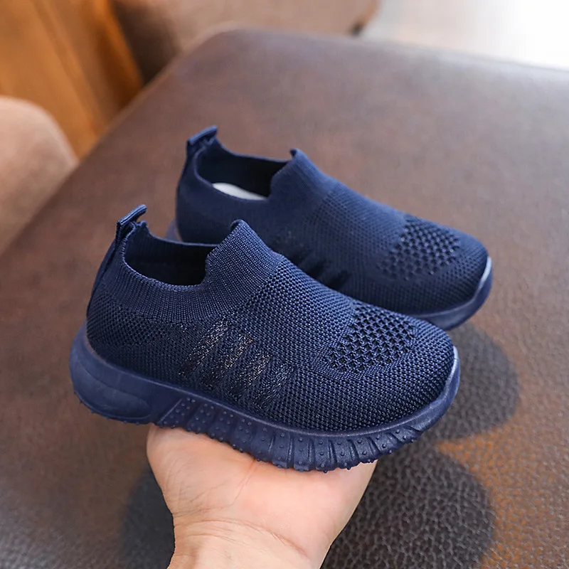 Baby Fashion Casual Shoes Girls Sneakers Breathable Soft Botton Non-Slip Boys Shoes 1-6 Years Old Kids Walking Shoes