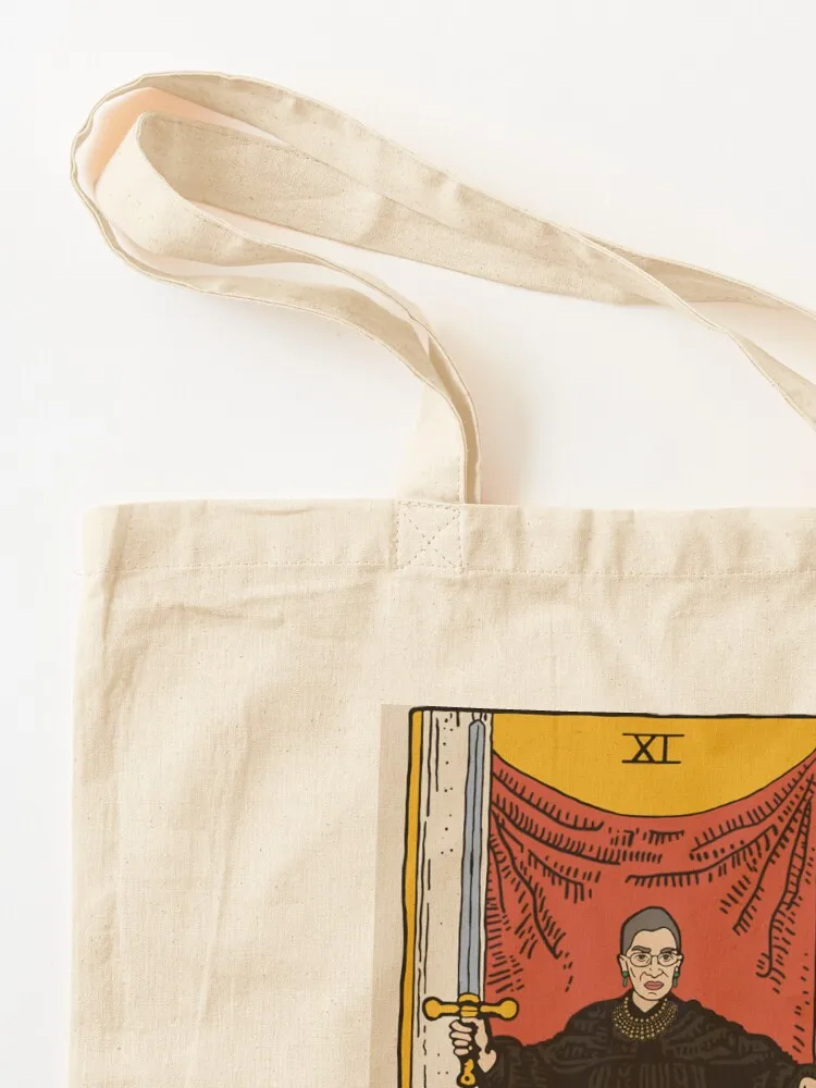 RBG Justice Tarot Tote Bag Custom bag Women's shopping bag tote bags aesthetic custom bags
