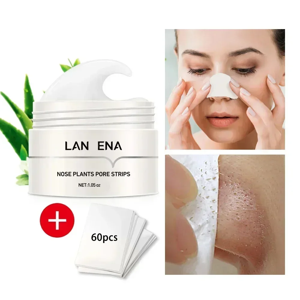 Removedor de espinillas, mascarilla para la nariz, tira de poros, mascarilla negra, tratamiento exfoliante para el acné, mascarilla de limpieza profunda negra, cuidado de la piel, reduce los poros