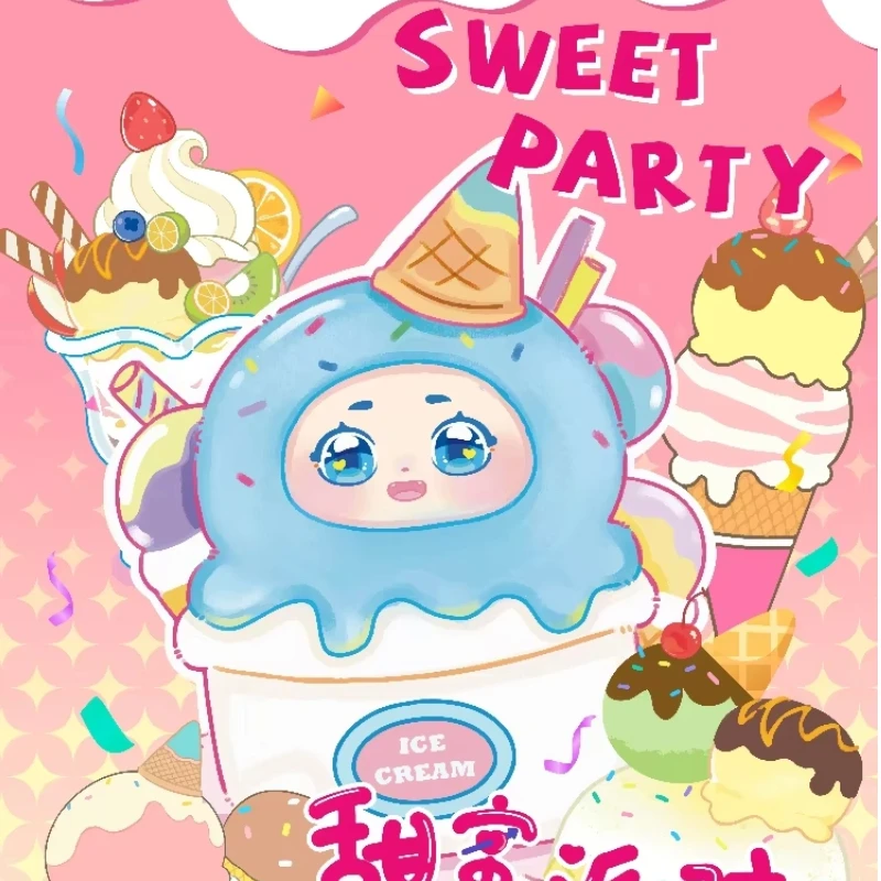 حقيقية يوفي الحلو سلسلة الحفلات أفخم صندوق أعمى شخصيات كرتونية العصرية عرض الأطفال هدية Kawaii لينة المعلقات اللعب في الأوراق المالية