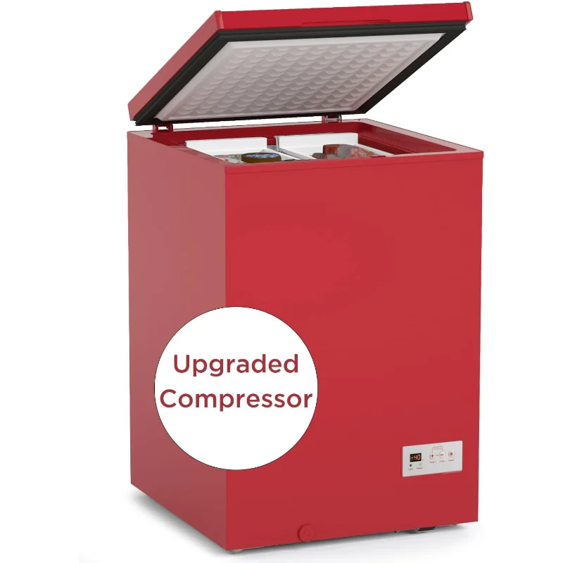 Northair Low temperature Chest Freezer - 3.5 Cu Ft with 2 Removable Baskets - Reach In Freezer Chest - 14℉ to -40℉