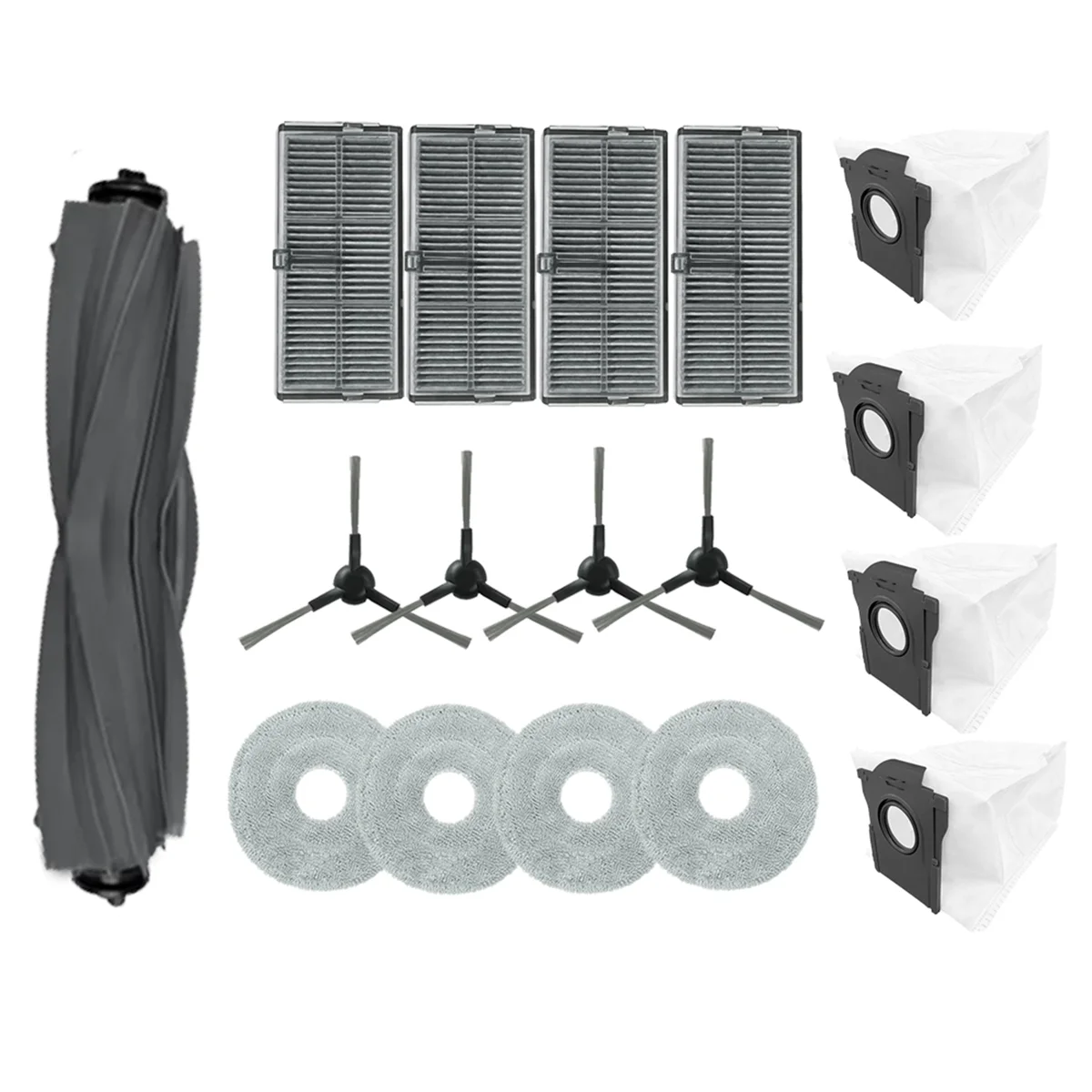 E30 Ultra / Trouver E30 Ultra 스위핑 로봇 클리너 부품 교체용 FZFZ 17개