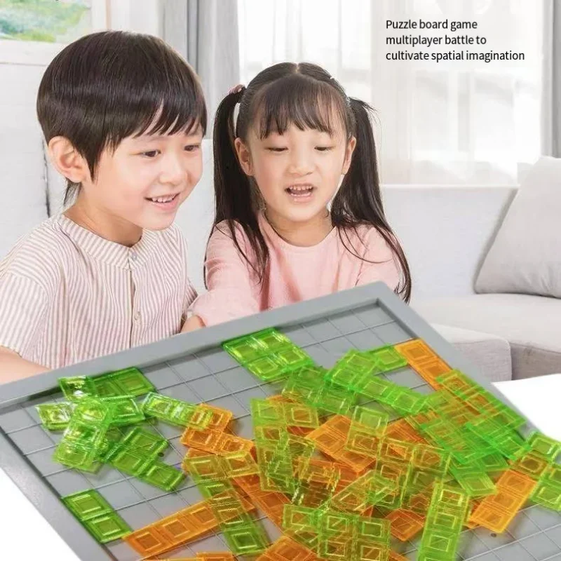 Interação e pensamento, brinquedos de jogo de mesa de xadrez gladiador para família 2-4 jogadores, jogo de grade