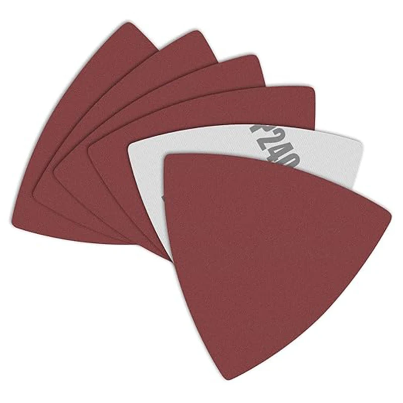 Dreieck Schleifpapier Schleifwerkzeuge 80*80*80mm Aluminiumoxid Material Holzbearbeitung Metall Polieren und Schleifscheibe Werkzeuge Zubehör