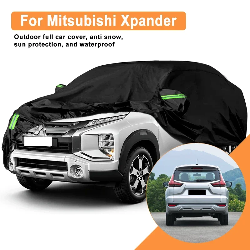 

Полный автомобильный чехол для Mitsubishi Xpander на открытом воздухе — водонепроницаемый снегозащитный солнцезащитный козырек, зимние и летние аксессуары для автозащиты
