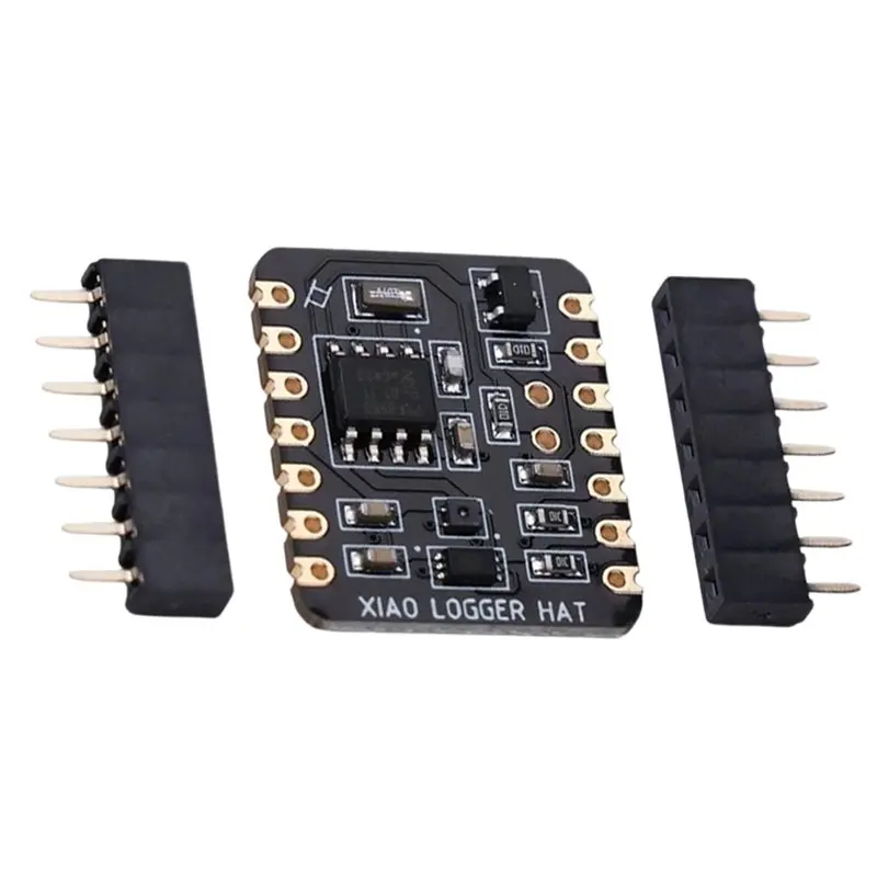 B04C-For XIAO Logger HAT RTC And Buttreri Buttery Voltage Monitoring Module Tiny Temperature Humidity Light Add-On
