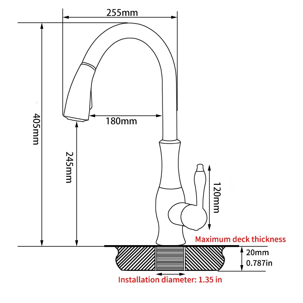 Gold Kitchen Faucets Silver Single Handle Pull Out Kitchen Tap Single Hole Handle Swivel Degree Water Mixer Tap Mixer Tap 866011